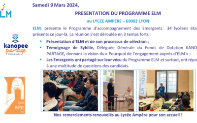 Découvrir le Programme ELM et adhérer !