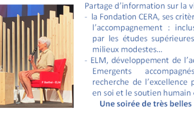 FONDATION CAISSE D’EPARGNE RHÔNE ALPES invite ELM  à son Assemblée Générale avec ses sociétaires